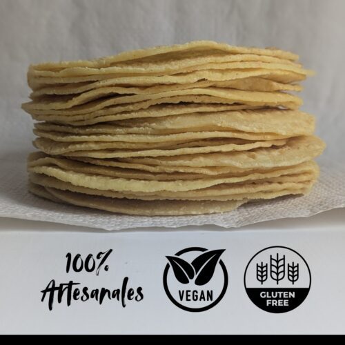 Tortillas de maiz nixtamalizado 12cm