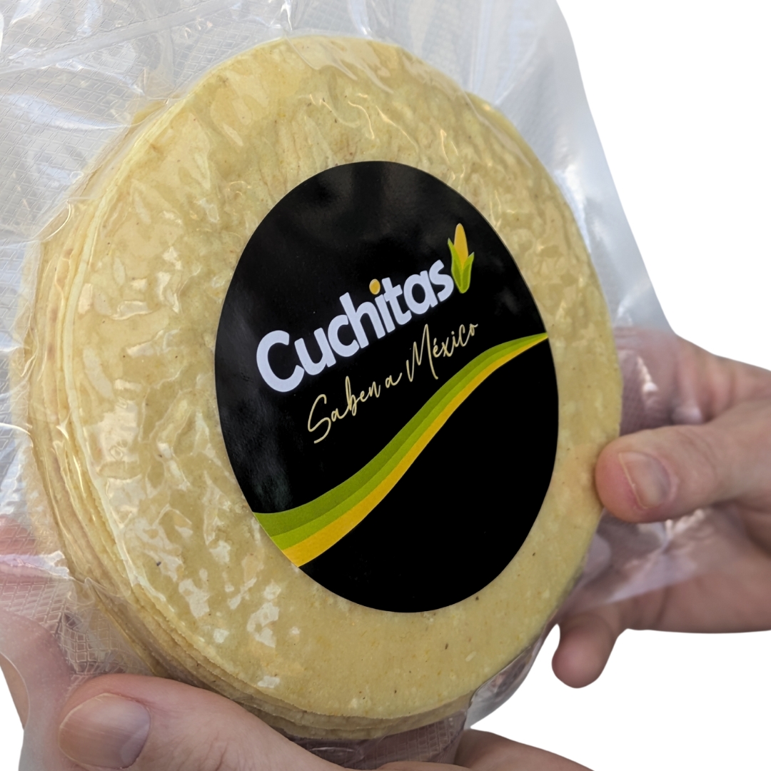 Tortillas de maiz nixtamalizado 12cm